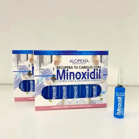 Ampolla Minoxidil Alopexia - Blister 6 unidades