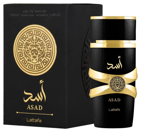 PERFUME ASAD LATTAFA NEGRO HOMBRE 3.4OZ
