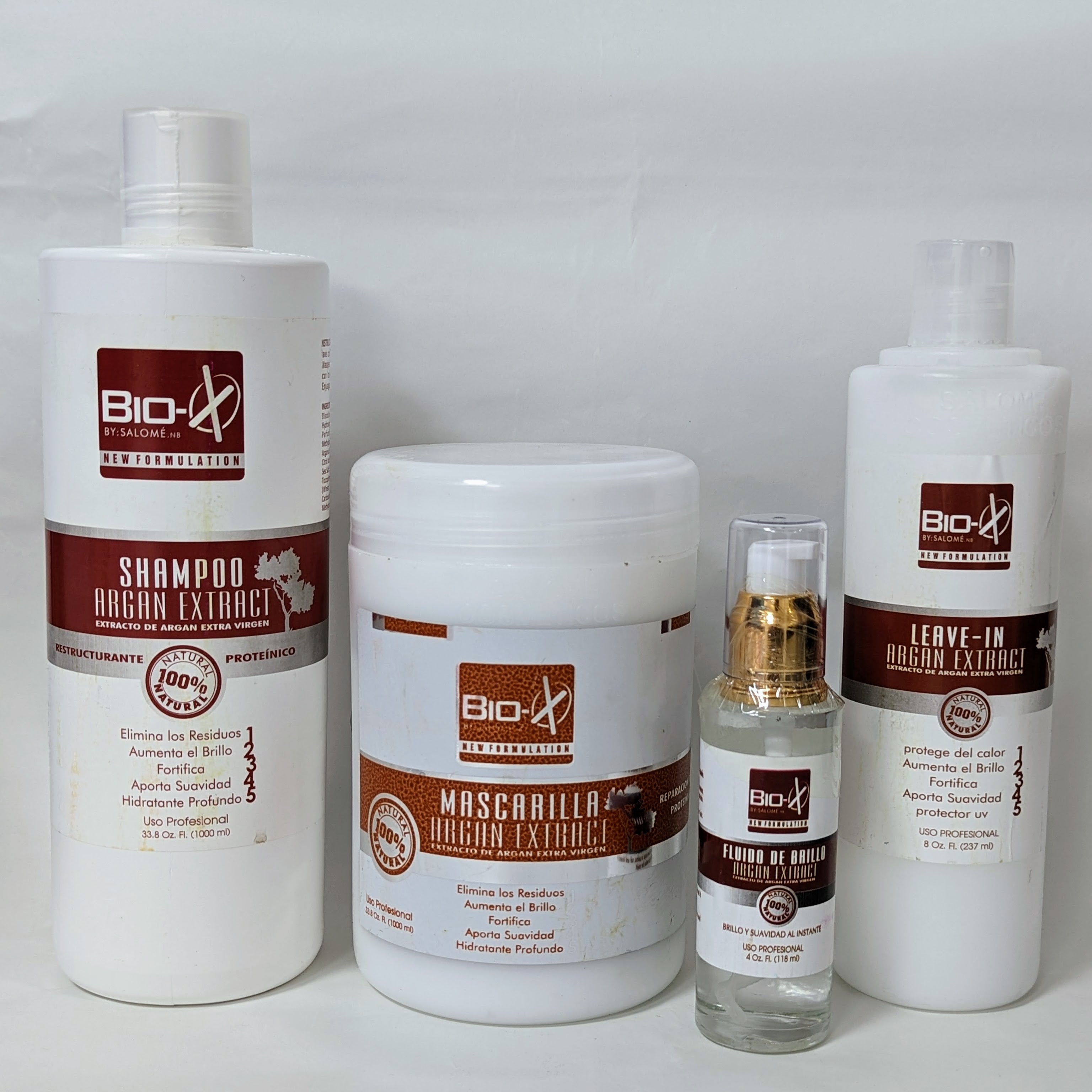 Línea Argán Bio-X 4 pasos – Rosa PS Beauty Supply
