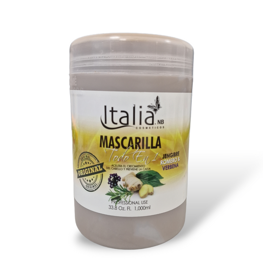 Mascarilla todo en uno - Jengibre, romero y verbena Italia 33.8 Oz