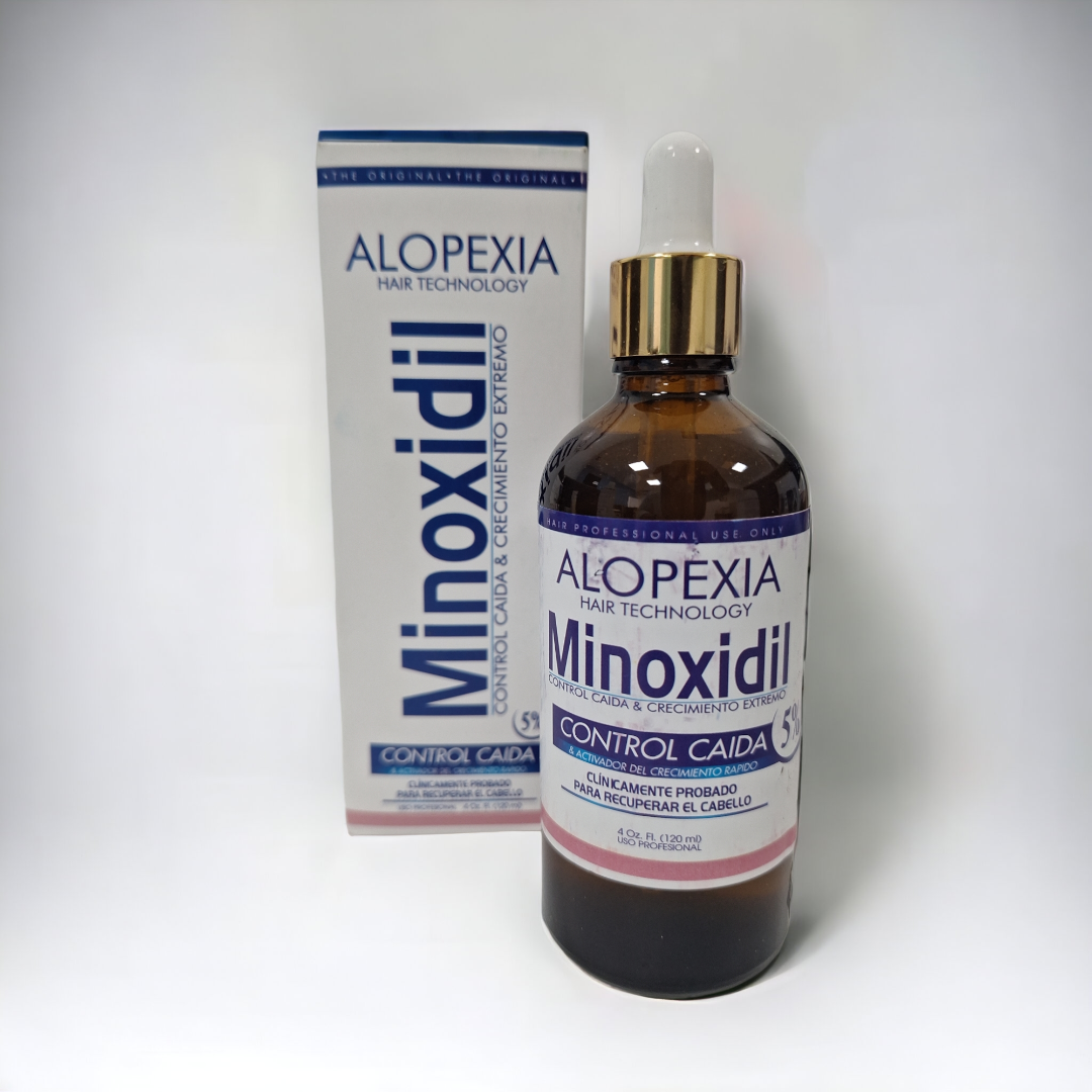 Gotero control caída y crecimiento extremo Alopexia Minoxidil - 4 Oz