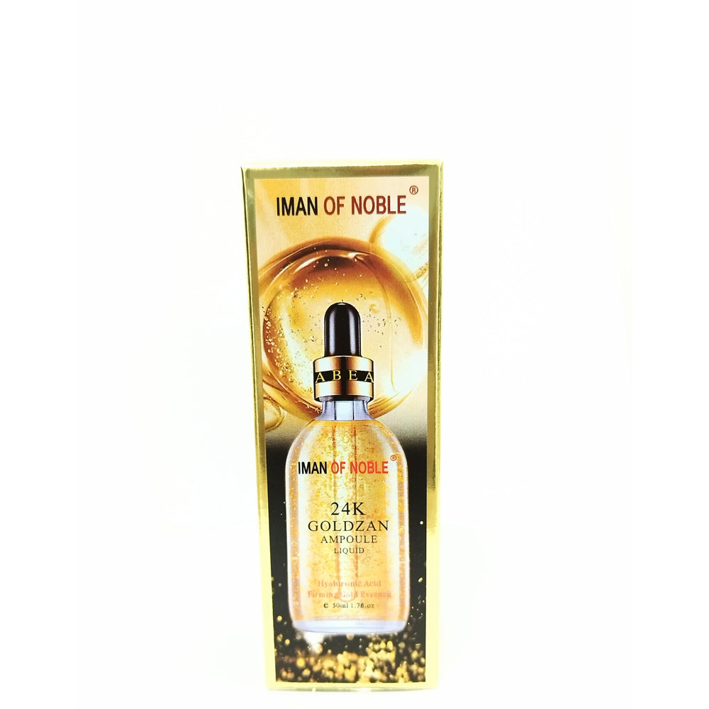 Serum facial 24K Goldzan + ácido hialurónico Iman of Noble 1.7 Oz