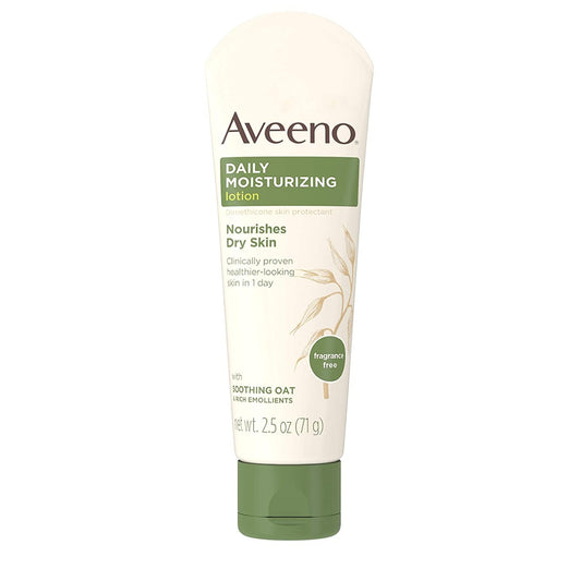 Loción hidratante diaria de Aveeno 2.5 Oz (Crema)